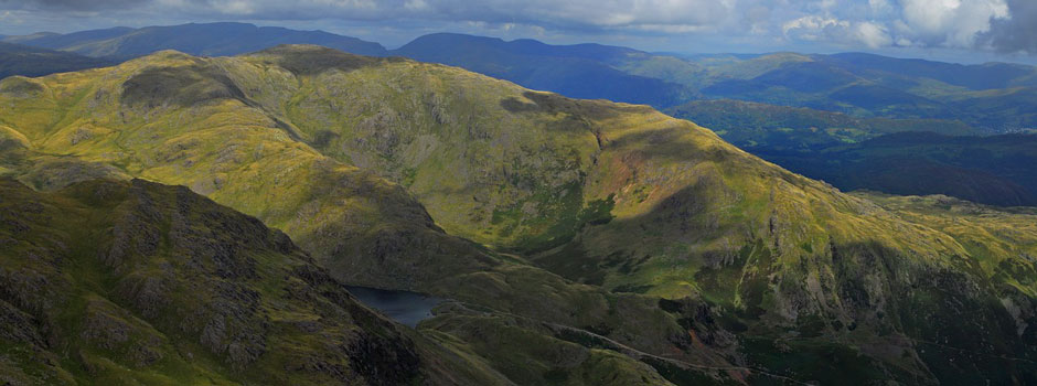 Het Lake District, een populaire Engelse vakantie- en wandelbestemming.